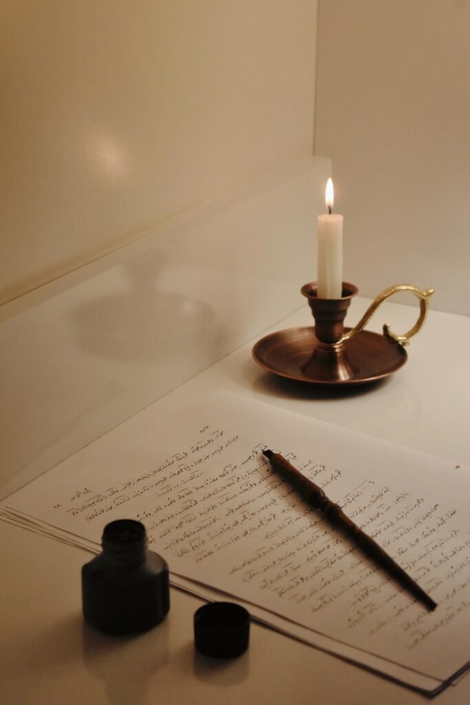 Writing a letter to my youngest self on the light of the candle, learning the methods of reparenting